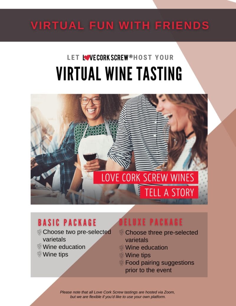 Virtual Wine Tasting with Friends